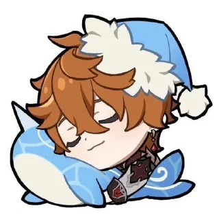 🌟 emoji Tartaglia/child Telegram sticker 15 of 29