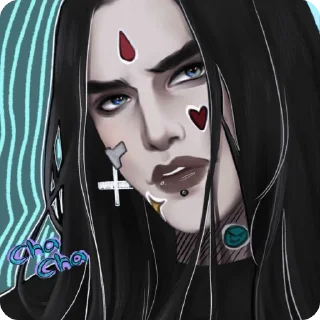 💀 emoji 𝗁𝗎𝗇𝗀𝖾𝗋 ↹ @kunisouche Telegram sticker 19 of 65