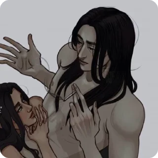 💀 emoji 𝗁𝗎𝗇𝗀𝖾𝗋 ↹ @kunisouche Telegram sticker 23 of 65