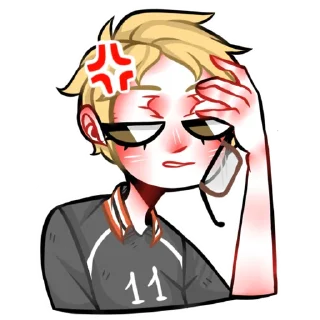 Sticker from Haikyuu (RoritoZokaru)