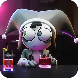 🫥 emoji Pomni TADC EPISODE 8 :: @fnafi Telegram sticker 15 of 120