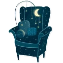 💺 emoji Starlight Night Telegram sticker 16 of 17