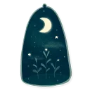 🌙 emoji Starlight Night Telegram sticker 4 of 17