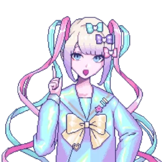 Sticker from Needy girl overdose @gwakoro