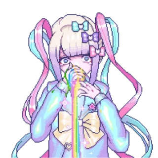 Sticker from Needy girl overdose @gwakoro