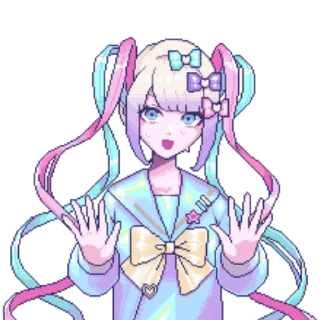 Sticker from Needy girl overdose @gwakoro