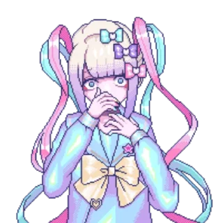 Sticker from Needy girl overdose @gwakoro