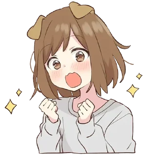 🤩 emoji Cute Girl [@b1ackchannel] Telegram sticker 24 of 120