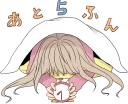 😪 emoji Sasakichi's Moody girl 2 :: @line_stickers Telegram sticker 19 of 40