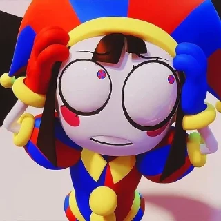 Sticker from The amazing digital circus