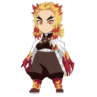 ❤ emoji Rengoku❤️‍🔥 Telegram sticker 1 of 91