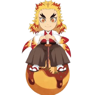 🧸 emoji Rengoku❤️‍🔥 Telegram sticker 12 of 91