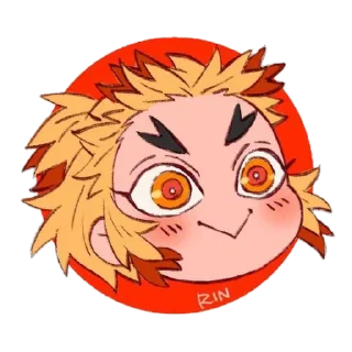 🐦 emoji Rengoku❤️‍🔥 Telegram sticker 20 of 91