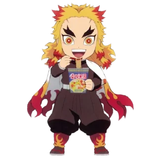 🧸 emoji Rengoku❤️‍🔥 Telegram sticker 6 of 91