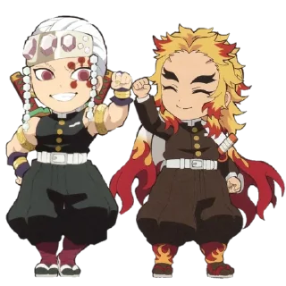 🧸 emoji Rengoku❤️‍🔥 Telegram sticker 8 of 91
