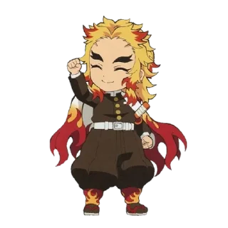 🧸 emoji Rengoku❤️‍🔥 Telegram sticker 2 of 91
