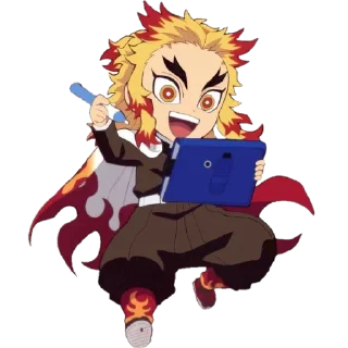 📖 emoji Rengoku❤️‍🔥 Telegram sticker 10 of 91
