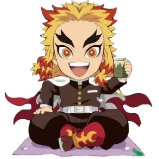 🍵 emoji Rengoku❤️‍🔥 Telegram sticker 17 of 91