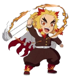 🧸 emoji Rengoku❤️‍🔥 Telegram sticker 14 of 91