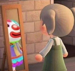 Sticker from i'm a clown