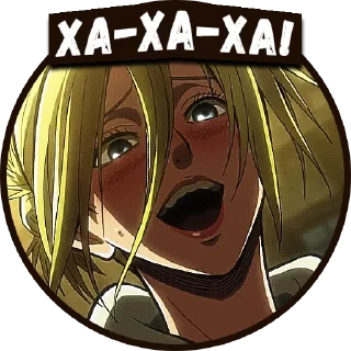 😀 emoji Атака титанів | @Geek_Universe_Stickers | @Leo_21 Telegram sticker 20 of 60