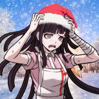 Sticker from Merry Christmas Danganronpa