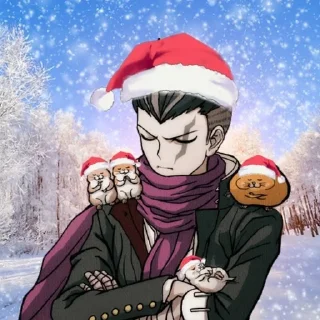 Sticker from Merry Christmas Danganronpa