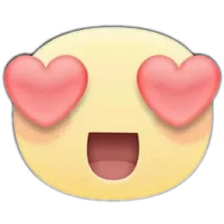 😍 emoji facebook stickers Telegram sticker 2 of 31