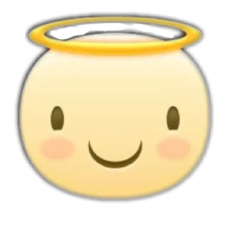 😇 emoji facebook stickers Telegram sticker 16 of 31