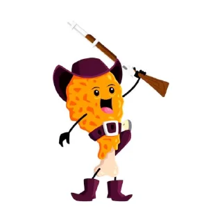 🌟 emoji наггетсы ковбои🤠🌵 Telegram sticker 12 of 26
