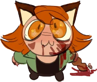🦊 emoji Ren hana – [ @aanqwi1 ] Telegram sticker 12 of 107