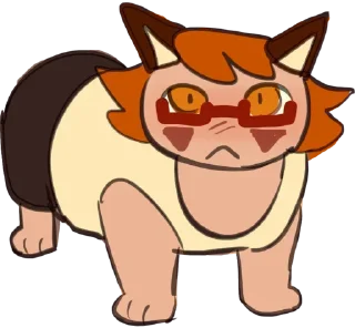 🦊 emoji Ren hana – [ @aanqwi1 ] Telegram sticker 22 of 107
