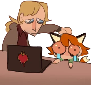 🦊 emoji Ren hana – [ @aanqwi1 ] Telegram sticker 13 of 107