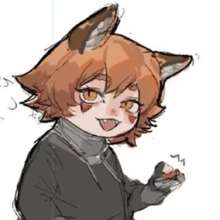 😜 emoji Ren hana – [ @aanqwi1 ] Telegram sticker 23 of 107