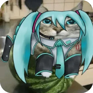 🐱 emoji @STICKRULE <- БОЛЬШЕ Telegram sticker 23 of 100