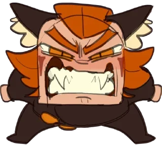 🦊 emoji Ren hana – [ @aanqwi1 ] Telegram sticker 17 of 107