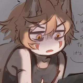 😞 emoji Ren hana – [ @aanqwi1 ] Telegram sticker 24 of 107