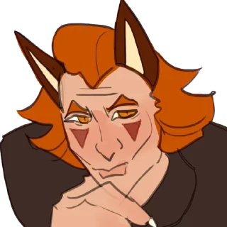 🦊 emoji Ren hana – [ @aanqwi1 ] Telegram sticker 20 of 107