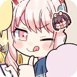 🎀 emoji 🎀𝙼𝚒𝚣𝚞𝚔𝚒 𝙰𝚔𝚒𝚢𝚊𝚖𝚊🎀 Telegram sticker 16 of 90
