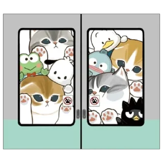 🚈 emoji Mofusand x Sanrio @xkysluv Telegram sticker 4 of 40