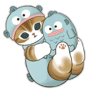 🫂 emoji Mofusand x Sanrio @xkysluv Telegram sticker 21 of 40