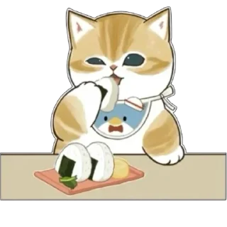 😋 emoji Mofusand x Sanrio @xkysluv Telegram sticker 23 of 40