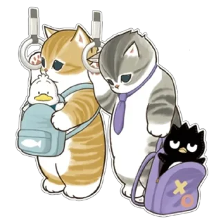 😔 emoji Mofusand x Sanrio @xkysluv Telegram sticker 15 of 40
