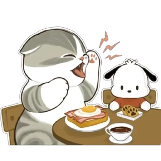 😆 emoji Mofusand x Sanrio @xkysluv Telegram sticker 8 of 40