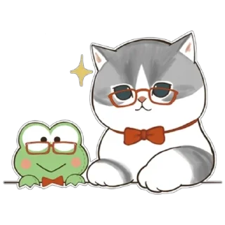 🤓 emoji Mofusand x Sanrio @xkysluv Telegram sticker 18 of 40