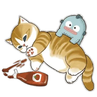 😢 emoji Mofusand x Sanrio @xkysluv Telegram sticker 9 of 40