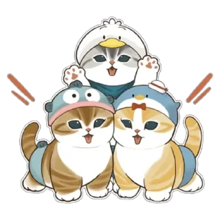 🫂 emoji Mofusand x Sanrio @xkysluv Telegram sticker 13 of 40