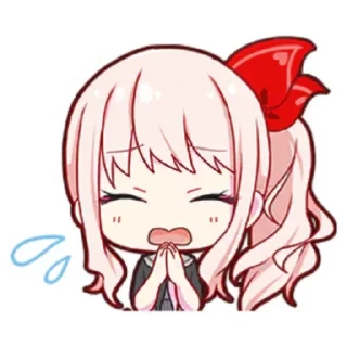 🎀 emoji 🎀𝙼𝚒𝚣𝚞𝚔𝚒 𝙰𝚔𝚒𝚢𝚊𝚖𝚊🎀 Telegram sticker 6 of 90