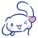 Sticker from @kotletovvemoji | Cinnamoroll
