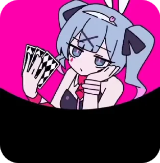 Sticker from Hatsune Miku Rabbit Hole!
